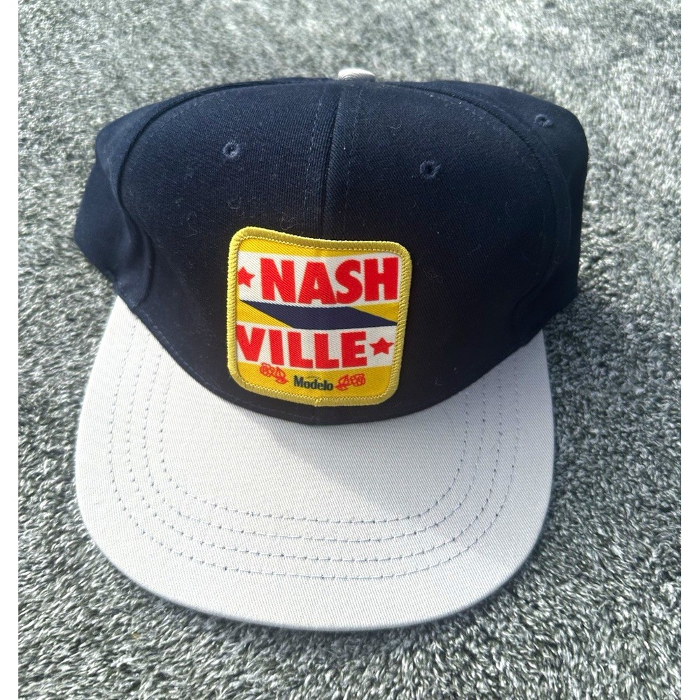 Vintage Modelo Especial Nashville Beer Snapback Hat Made USA Competition Cap